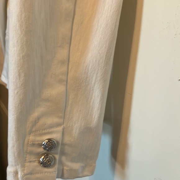 Inc international concepts white denim jacket size XL Petite - Picture 6 of 9